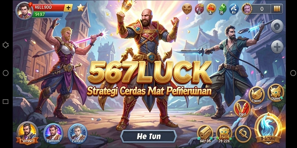 Tampilan gameplay mendebarkan dari 567LUCK dengan strategi yang kompleks.