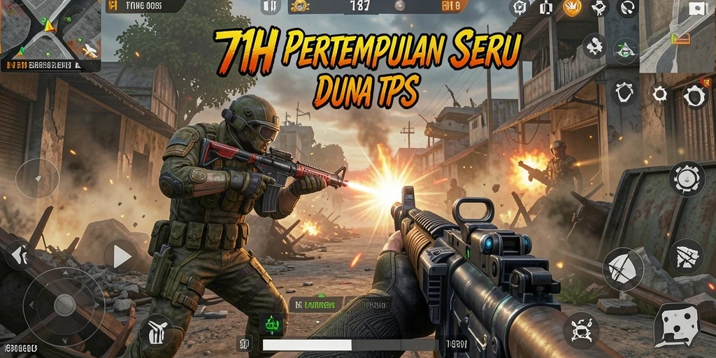 Screenshot gameplay 71H menunjukkan aksi pertempuran yang mendebarkan.