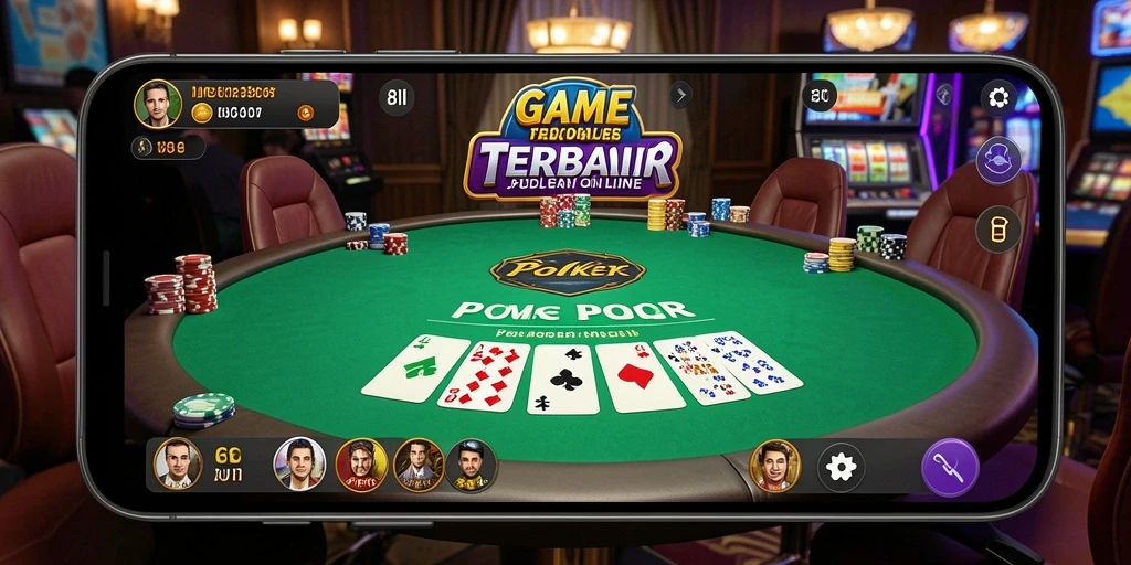 Screenshot gameplay 8II menampilkan pengalaman Poker yang seru dan menegangkan.