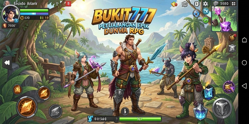 Tampilan gameplay BUKIT777 yang menakjubkan dan seru