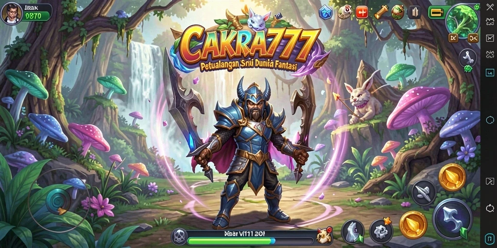 Gambaran gameplay CAKRA777 yang memukau dan menyenangkan.