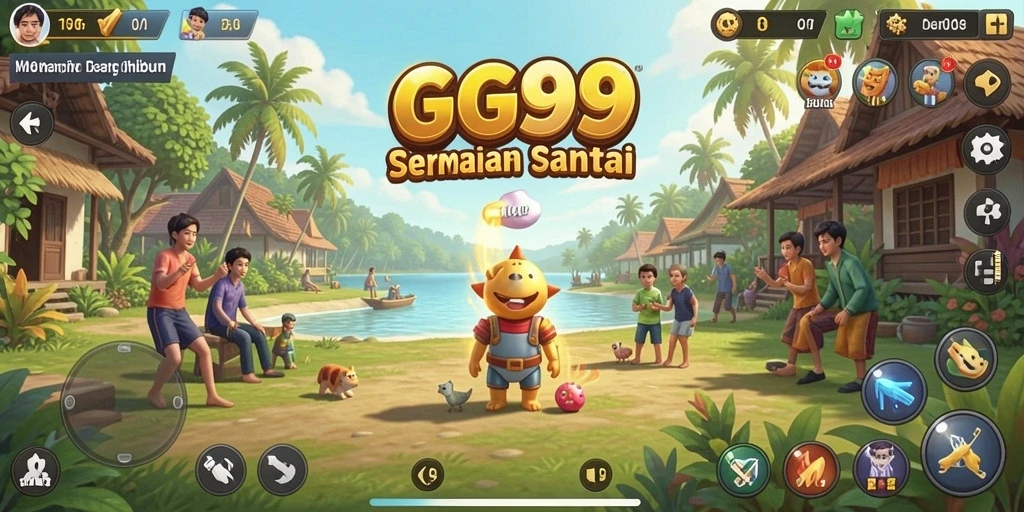 Screenshot gameplay GG99 yang menunjukkan tantangan seru dan grafis menarik.