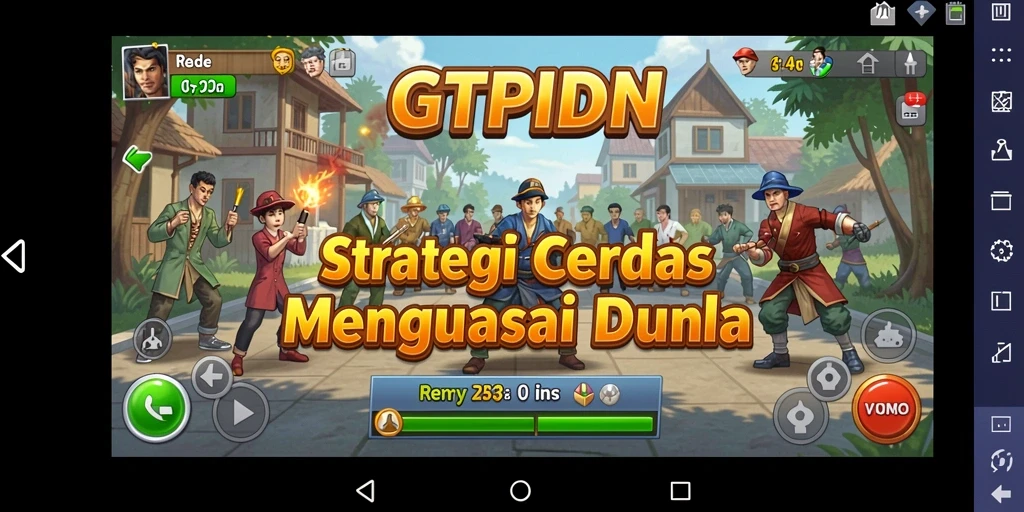 Tampilan gameplay GTPIDN yang strategis dan menantang.