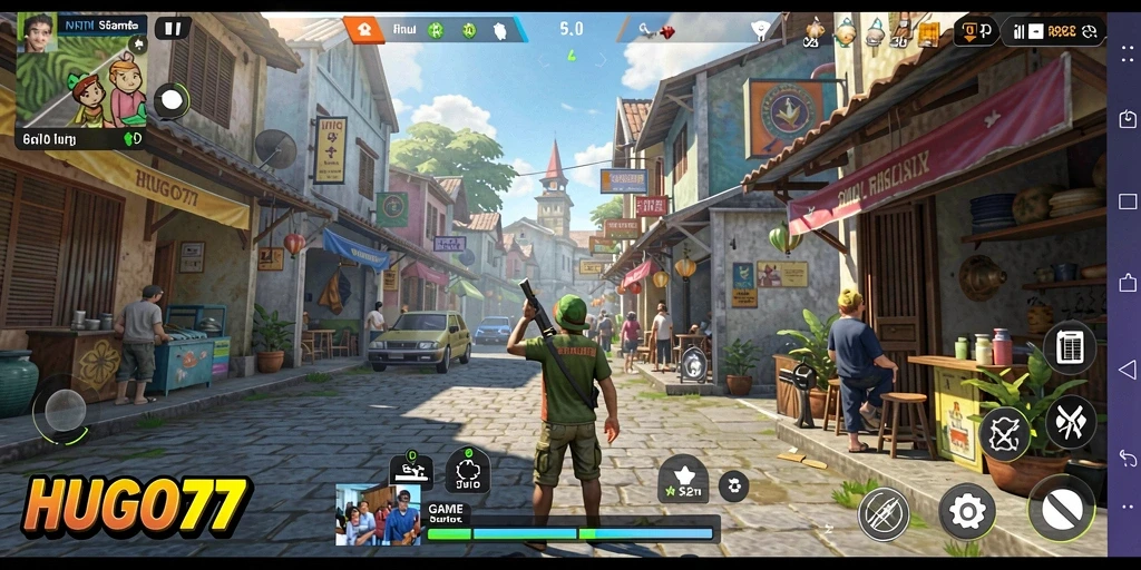 Tampilan gameplay HUGO77 yang sederhana dan mengasyikkan.