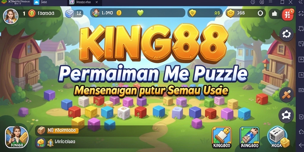 Tampilan gameplay KING88 yang mengasyikkan dan penuh warna.