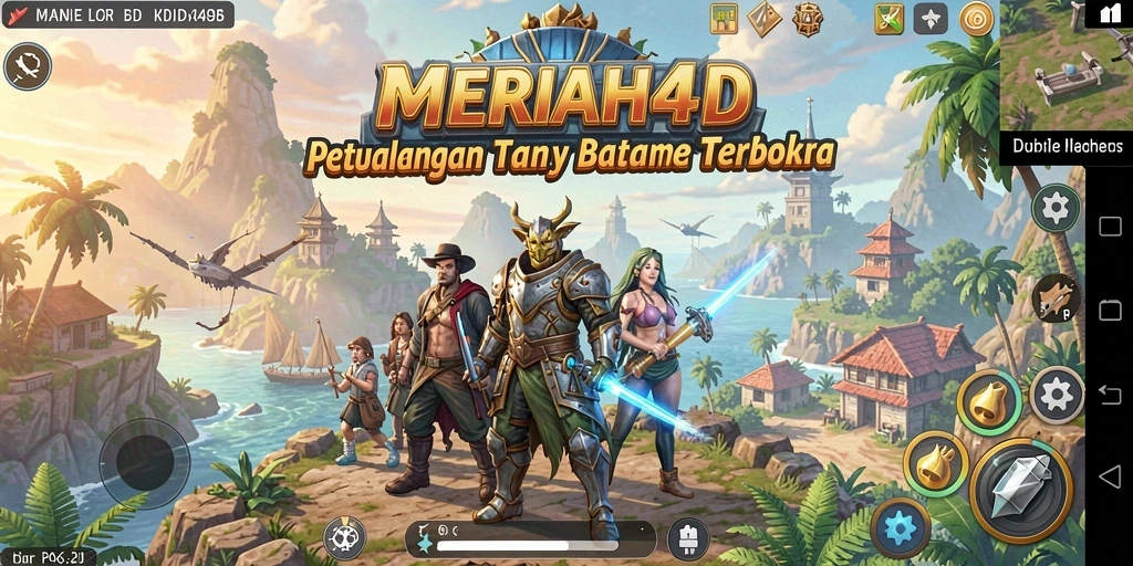 Tampilan gameplay MERIAH4D yang menakjubkan dalam dunia terbuka.