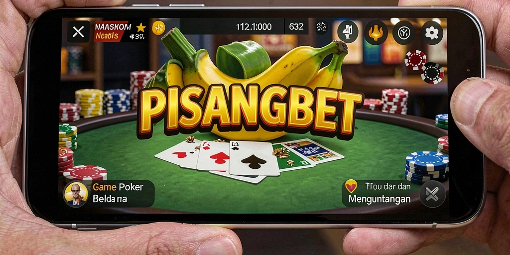 Gameplay seru di PISANGBET dengan suasana poker yang mendebarkan.