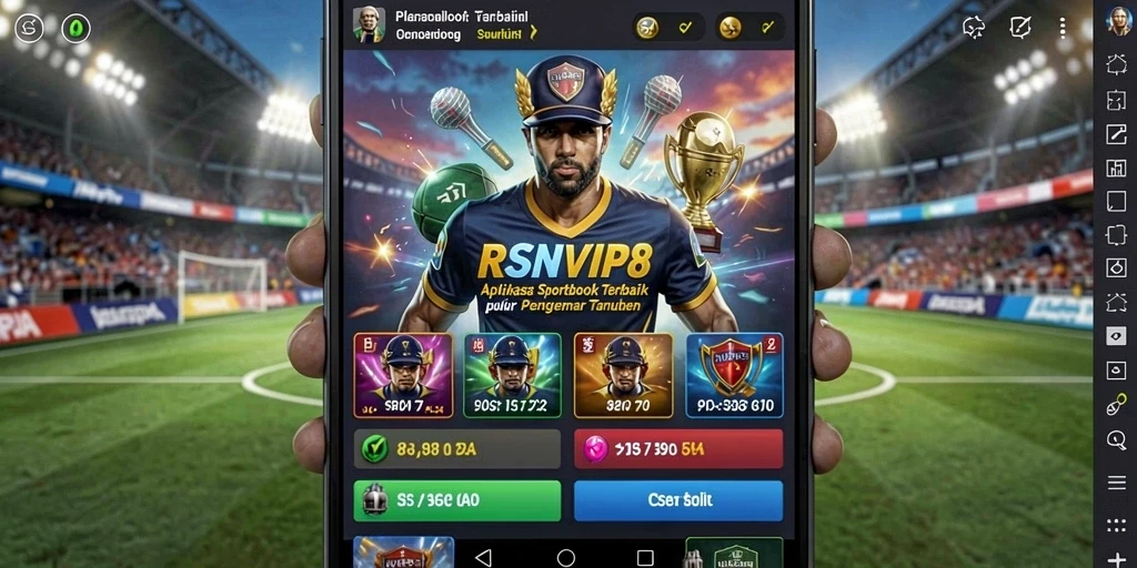 Tampilan utama RSNVIP8 dengan fitur taruhan olahraga yang menarik.