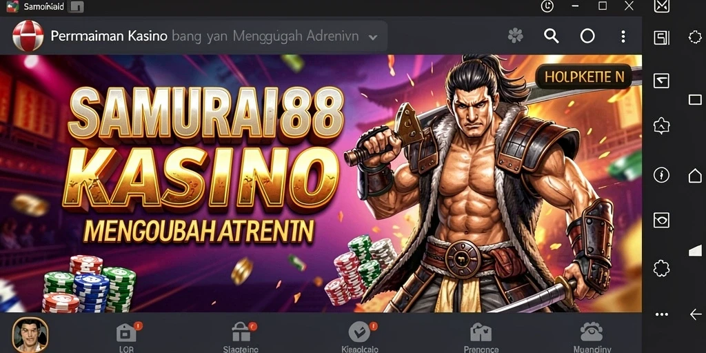 Tampilan gameplay menarik di SAMURAI88 dengan grafis yang memukau.