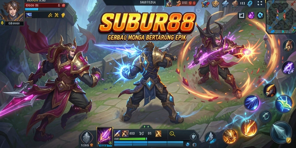 Tampilan gameplay SUBUR88 yang penuh aksi dan strategi.