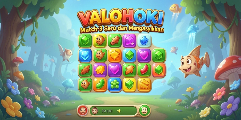 Tampilan gameplay VALOHOKI yang menarik dan menyenangkan.