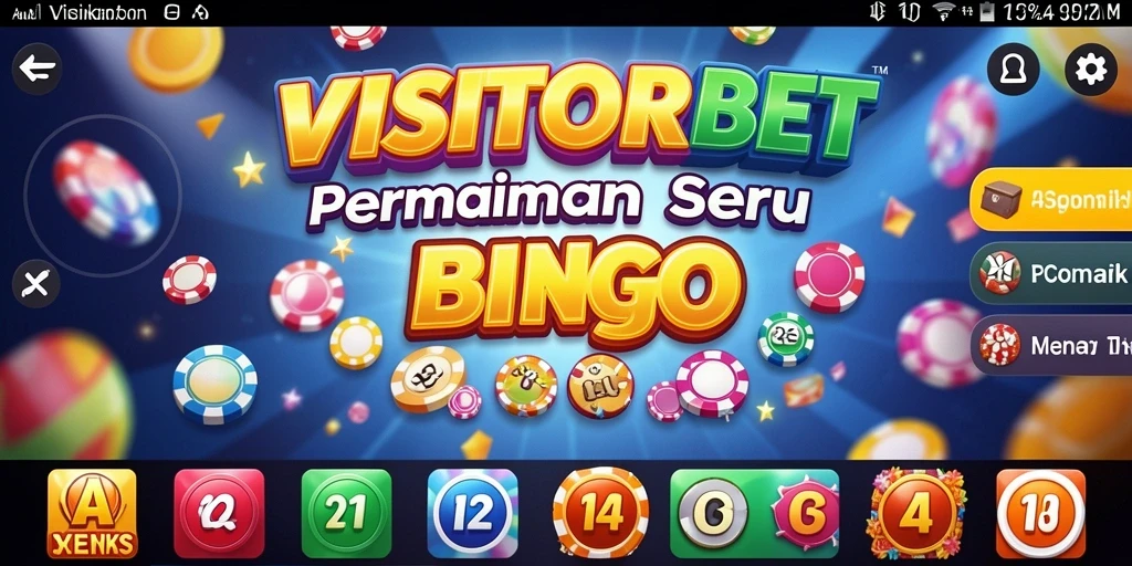 Tampilan gameplay Bingo yang menarik dari VISITORBET.