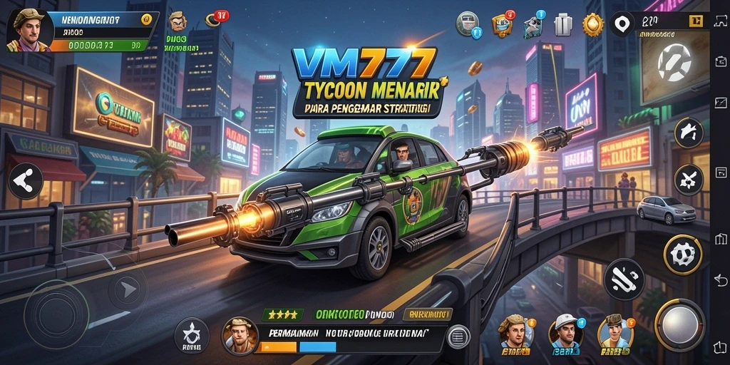 Screenshot gameplay VM777 yang menunjukkan keseruan bermain Tycoon.